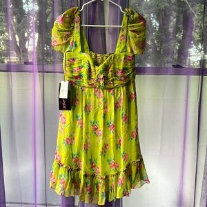 Betsey Johnson Floral Spring Dress - Never Worn w/ Tags Attached